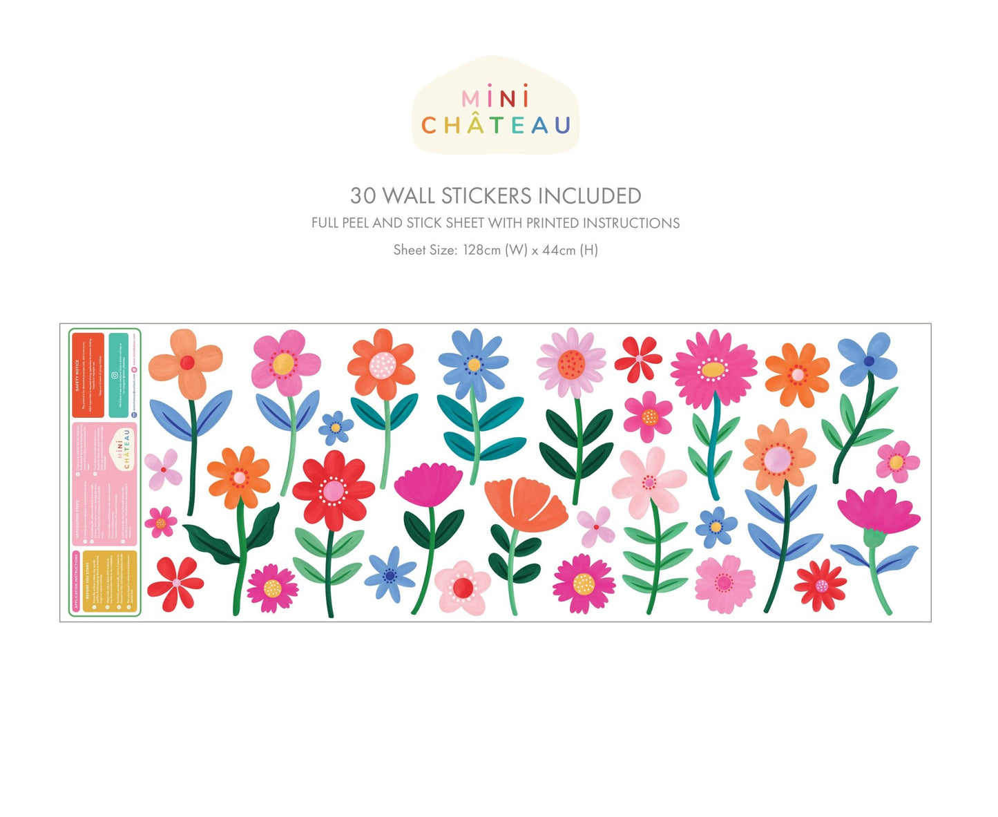 Flower Wall Stickers - Mini Chateau