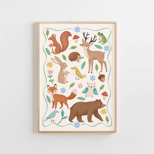 Forrest Friends | Unframed - Mini Chateau