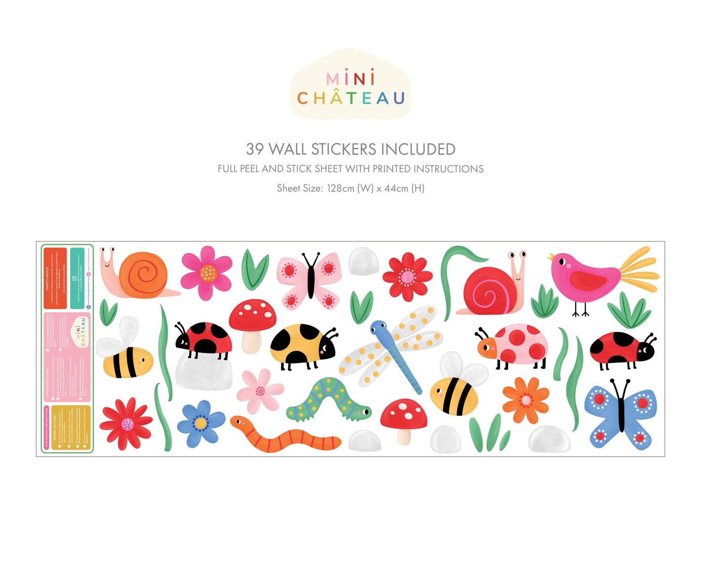 Insect Wall Stickers - Mini Chateau