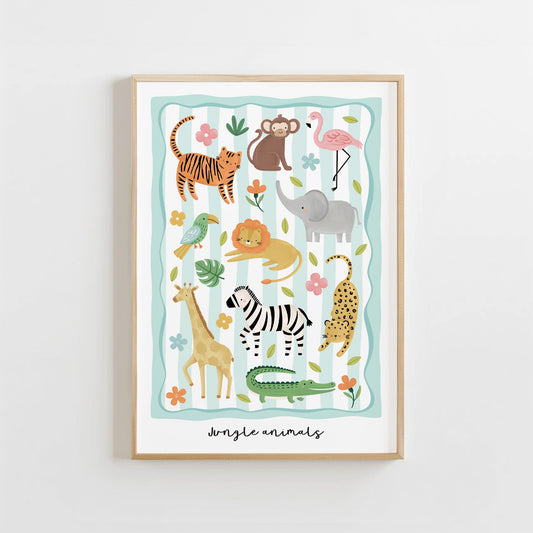 Jungle Animals | Unframed - Mini Chateau