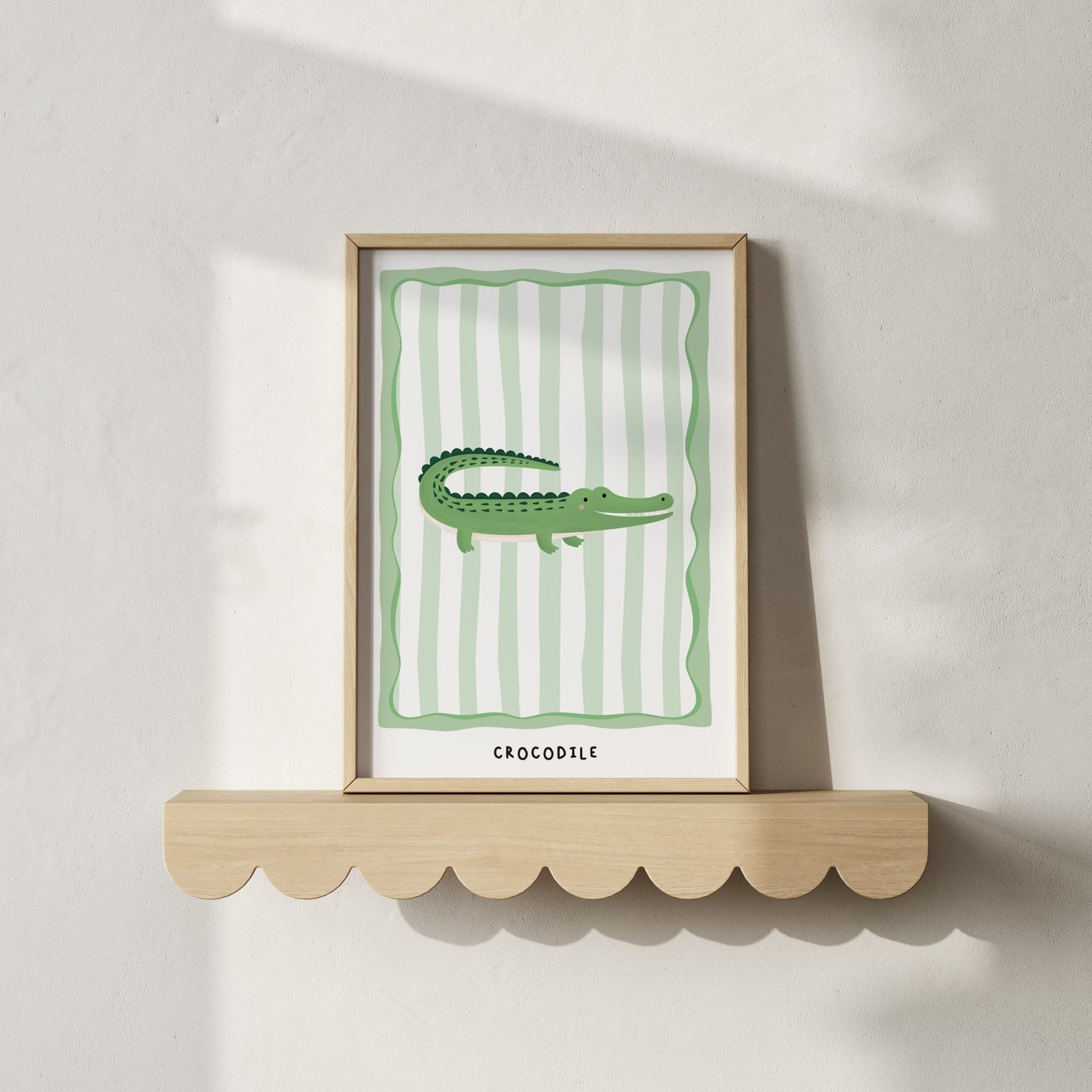 Jungle Crocodile | Unframed - Mini Chateau