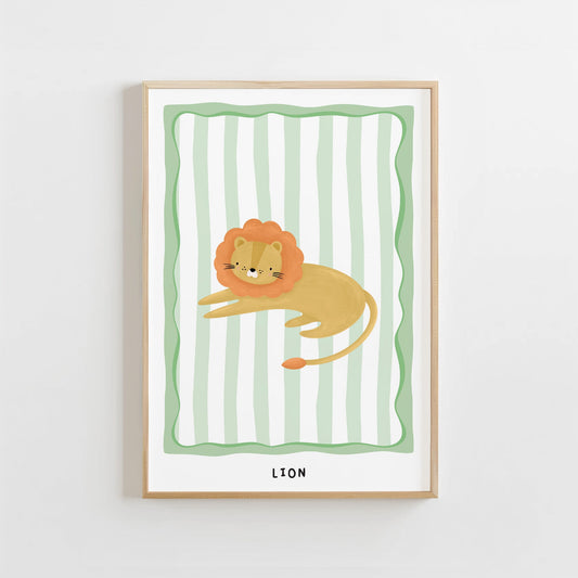 Jungle Lion | Unframed - Mini Chateau