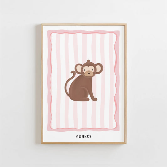Jungle Monkey | Unframed - Mini Chateau