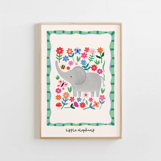 Little Elephant | Unframed - Mini Chateau