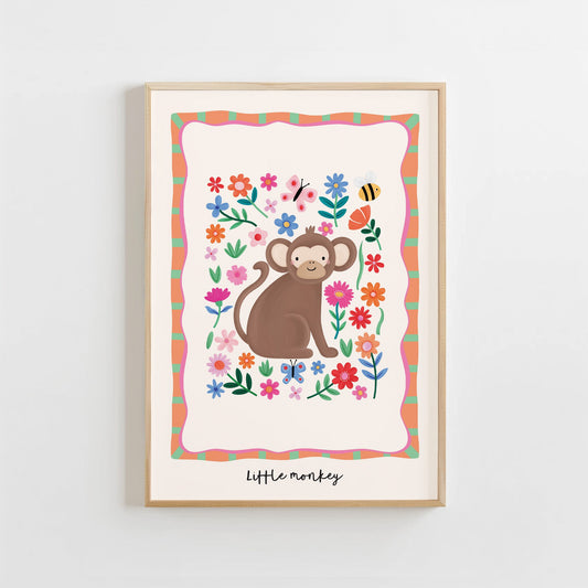 Little Monkey | Unframed - Mini Chateau