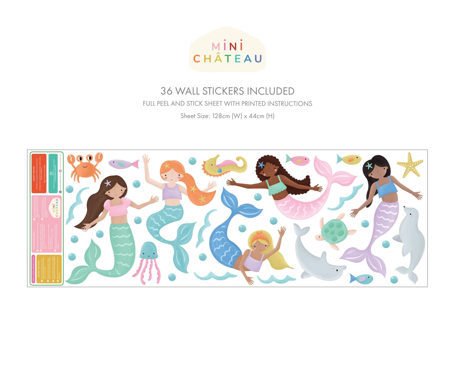 Mermaid Wall Stickers - Mini Chateau