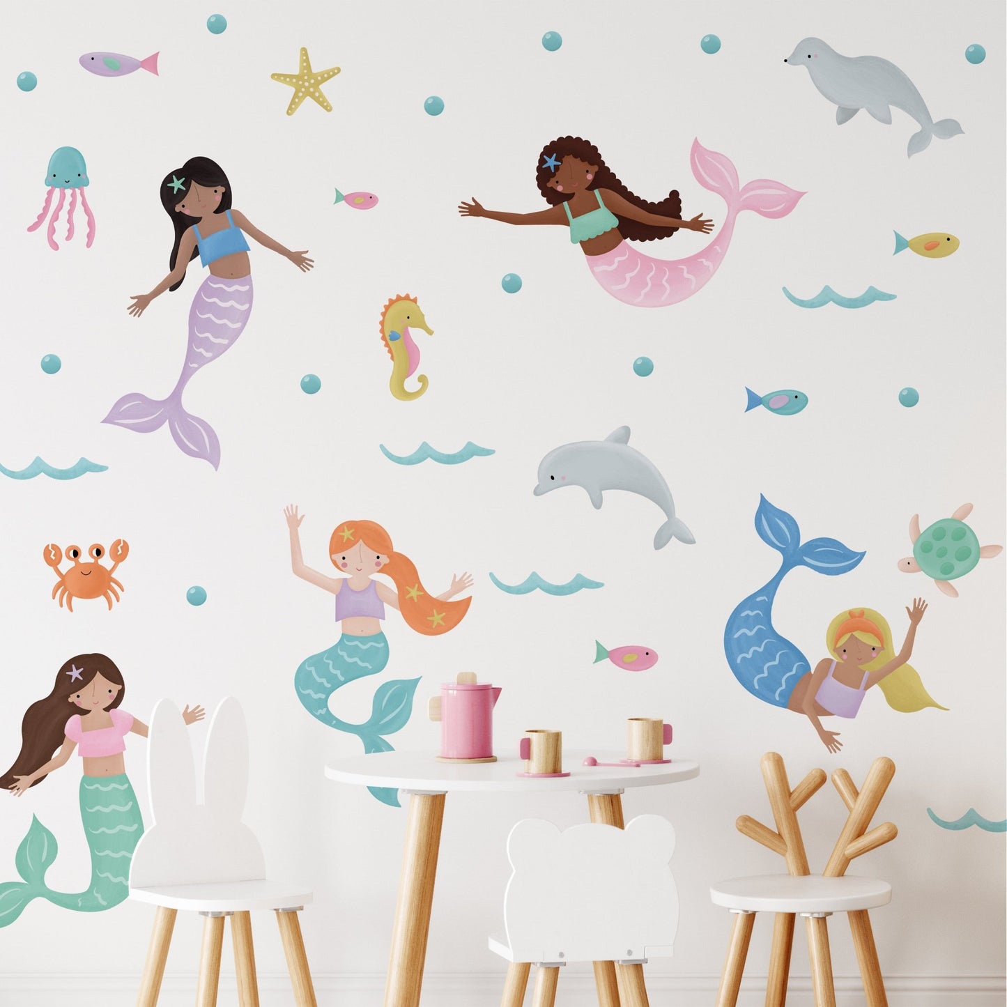 Mermaid Wall Stickers - Mini Chateau