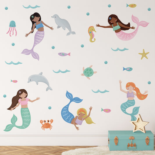 Mermaid Wall Stickers - Mini Chateau