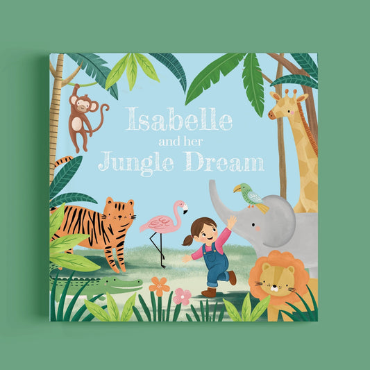 Personalised Jungle Book - Girl Version | Hardcover - Mini Chateau