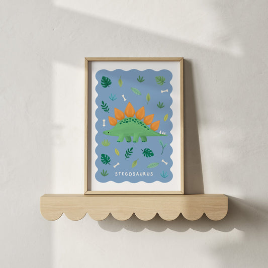 Stegosaurus | Unframed - Mini Chateau