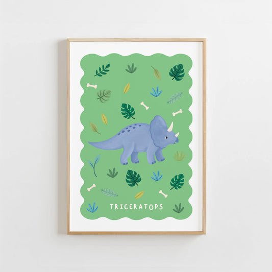 Triceratops | Unframed - Mini Chateau