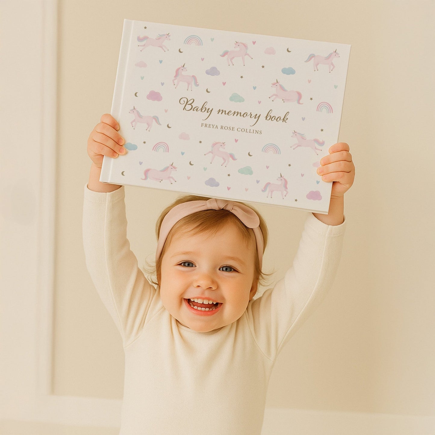 Unicorn Baby Memory Book | Hardcover - Mini Chateau