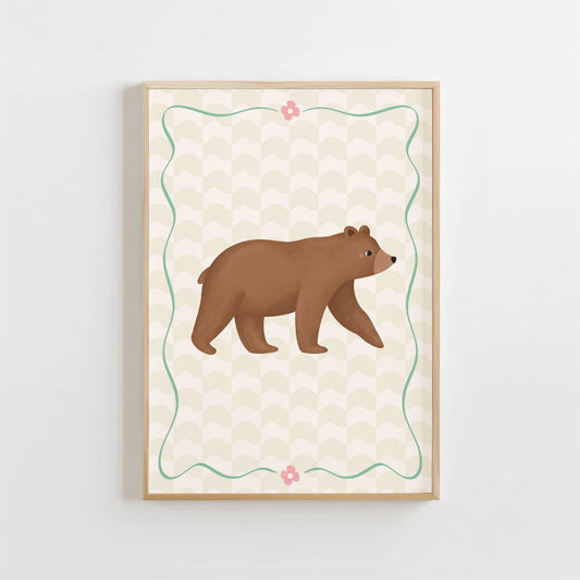 Woodland Bear | Unframed - Mini Chateau
