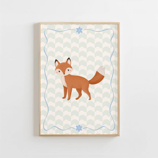 Woodland Fox | Unframed - Mini Chateau
