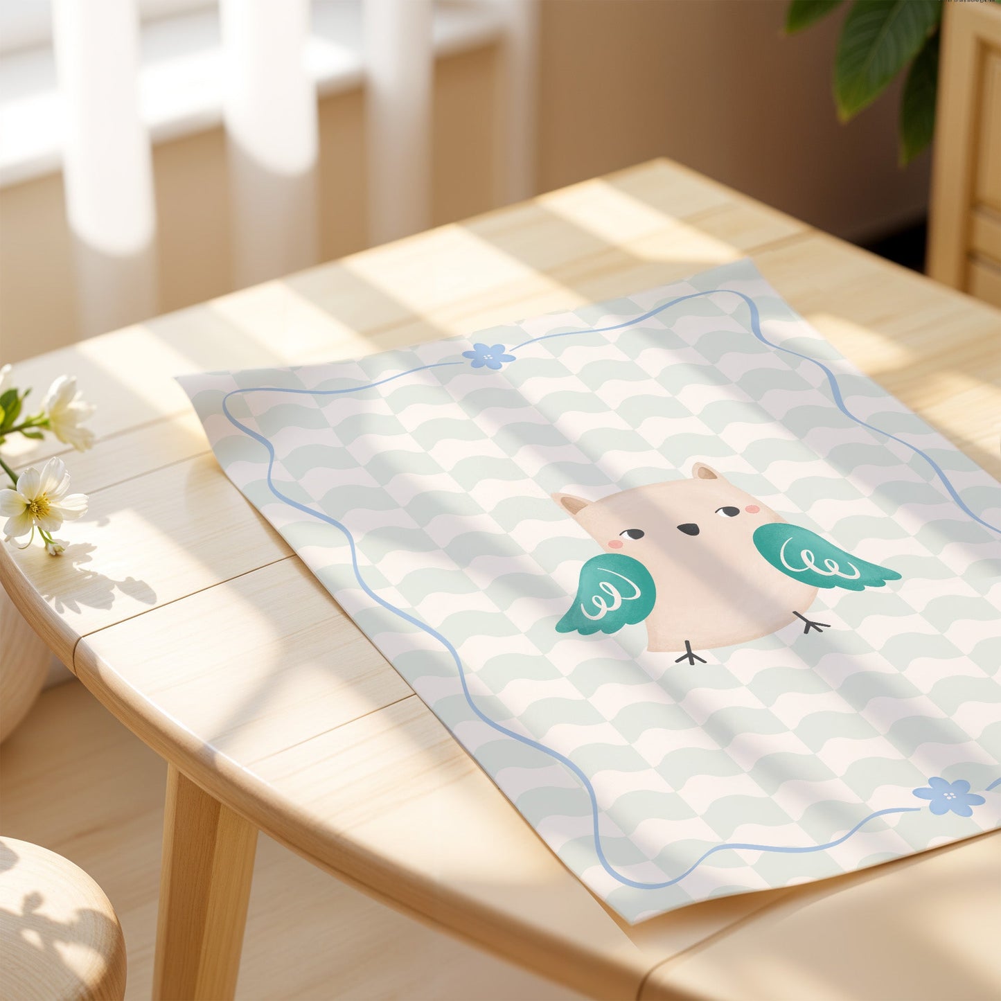 Woodland Owl | Unframed - Mini Chateau