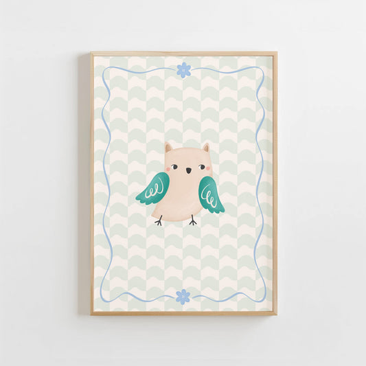 Woodland Owl | Unframed - Mini Chateau