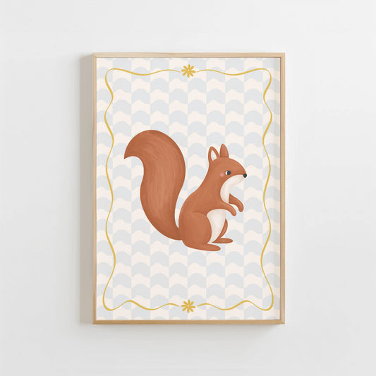 Woodland Squirrel | Unframed - Mini Chateau