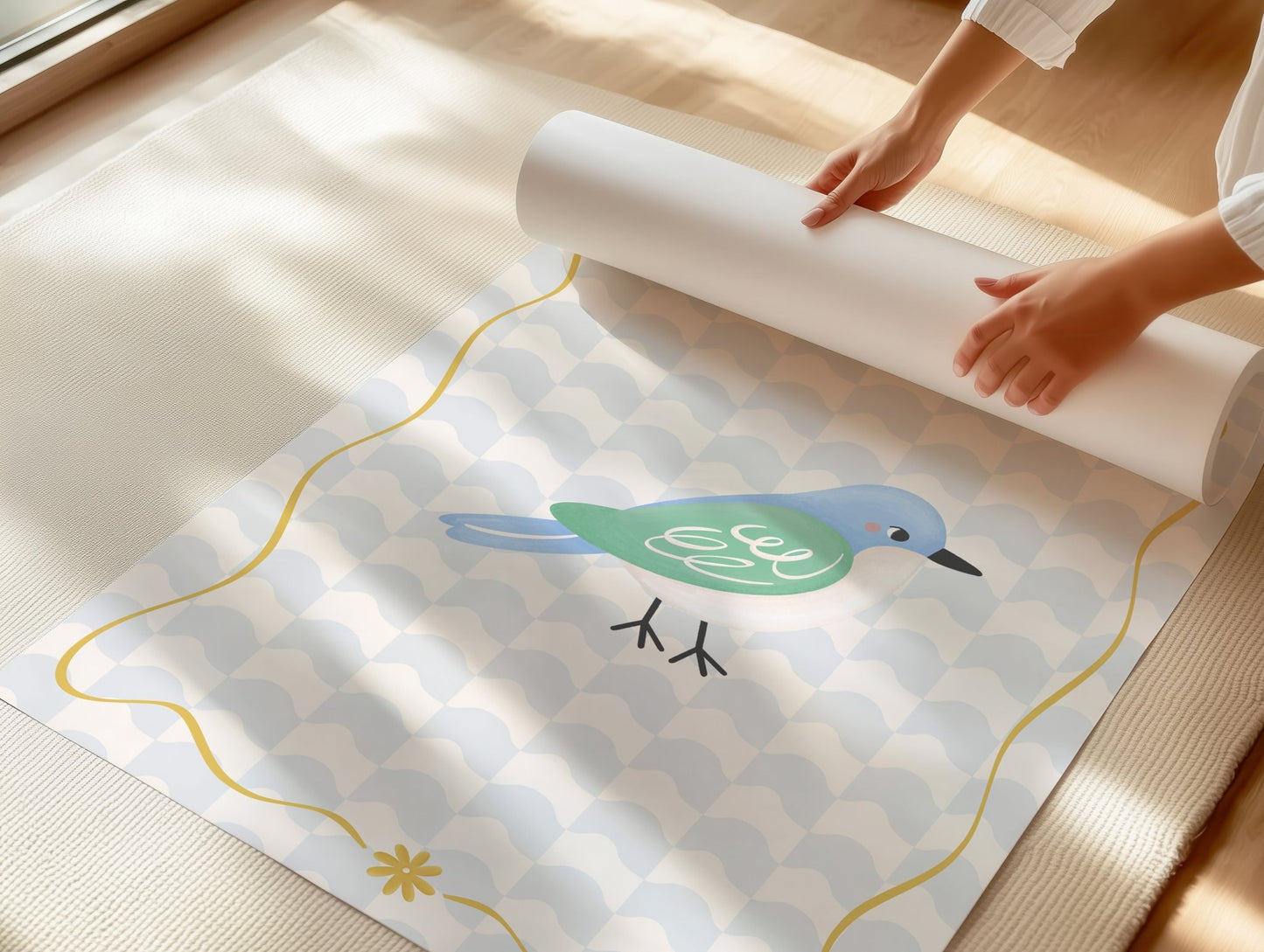 Blue Bird | Unframed - Mini Chateau