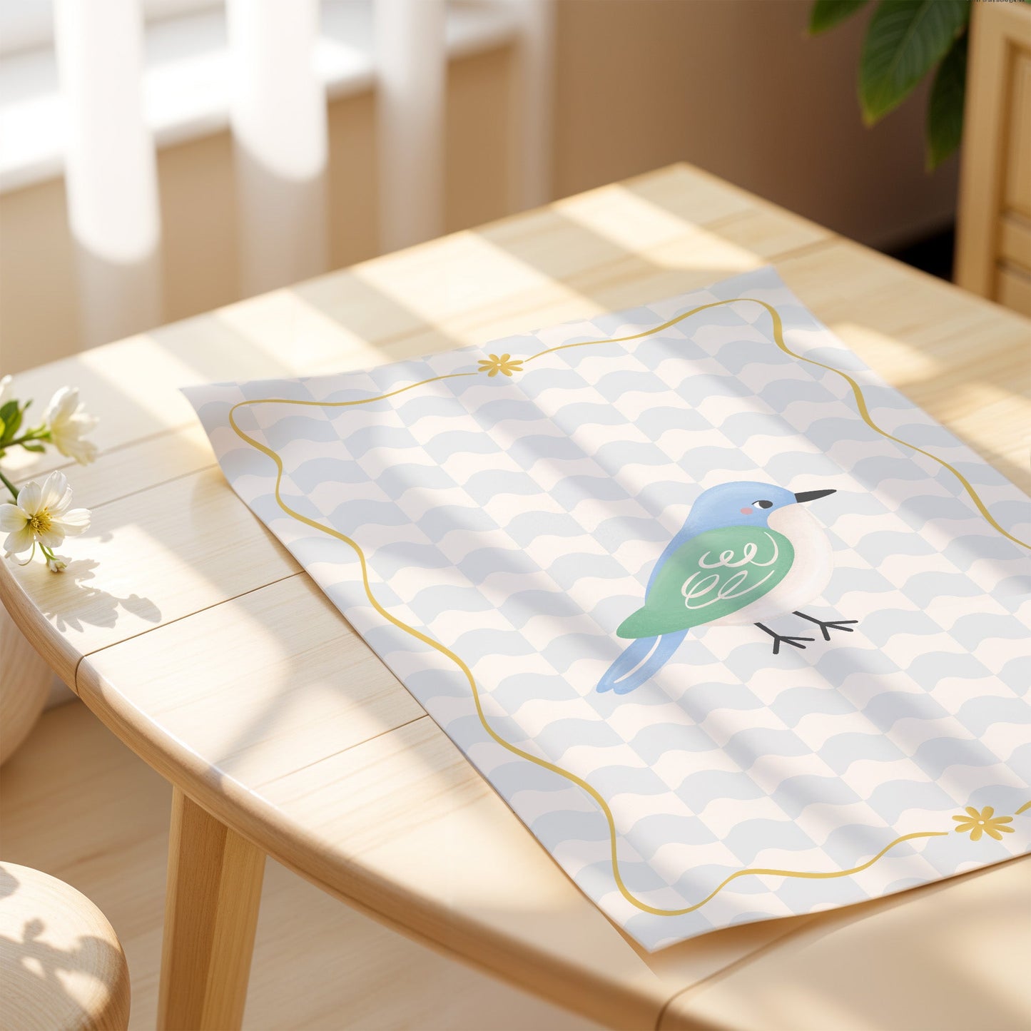 Blue Bird | Unframed - Mini Chateau
