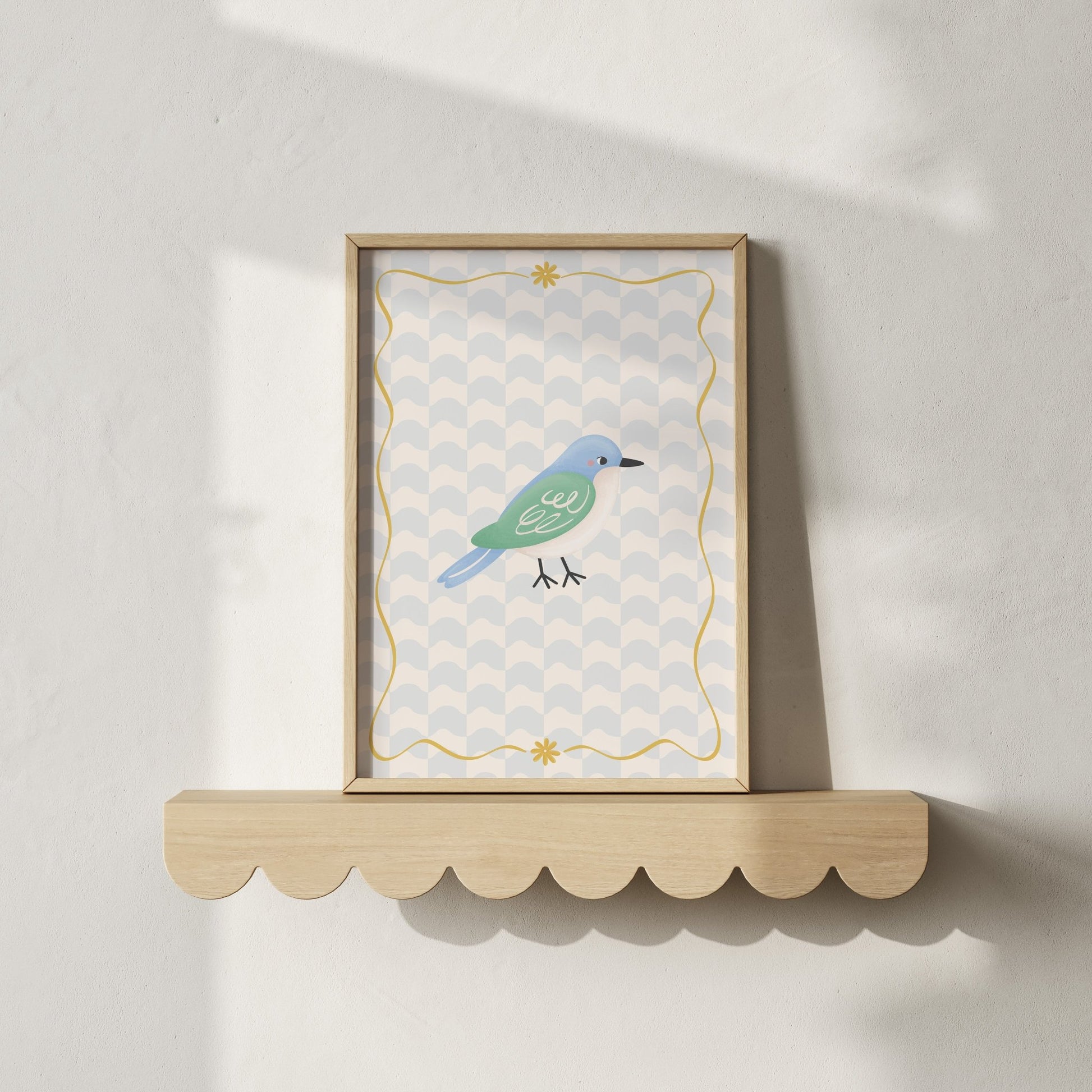 Blue Bird | Unframed - Mini Chateau