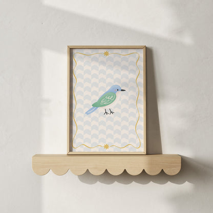 Blue Bird | Unframed - Mini Chateau