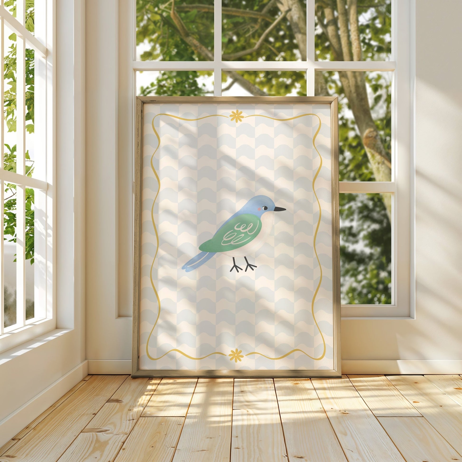Blue Bird | Unframed - Mini Chateau