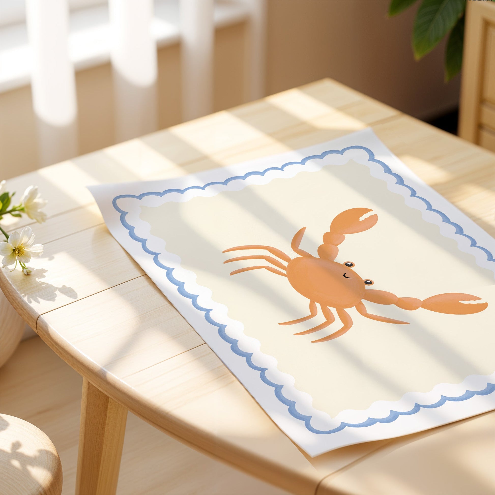 Crab | Unframed - Mini Chateau