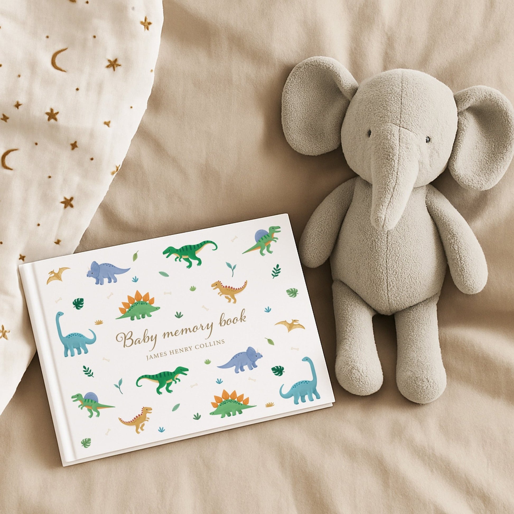 Dinosaur Baby Memory Book | Hardcover - Mini Chateau