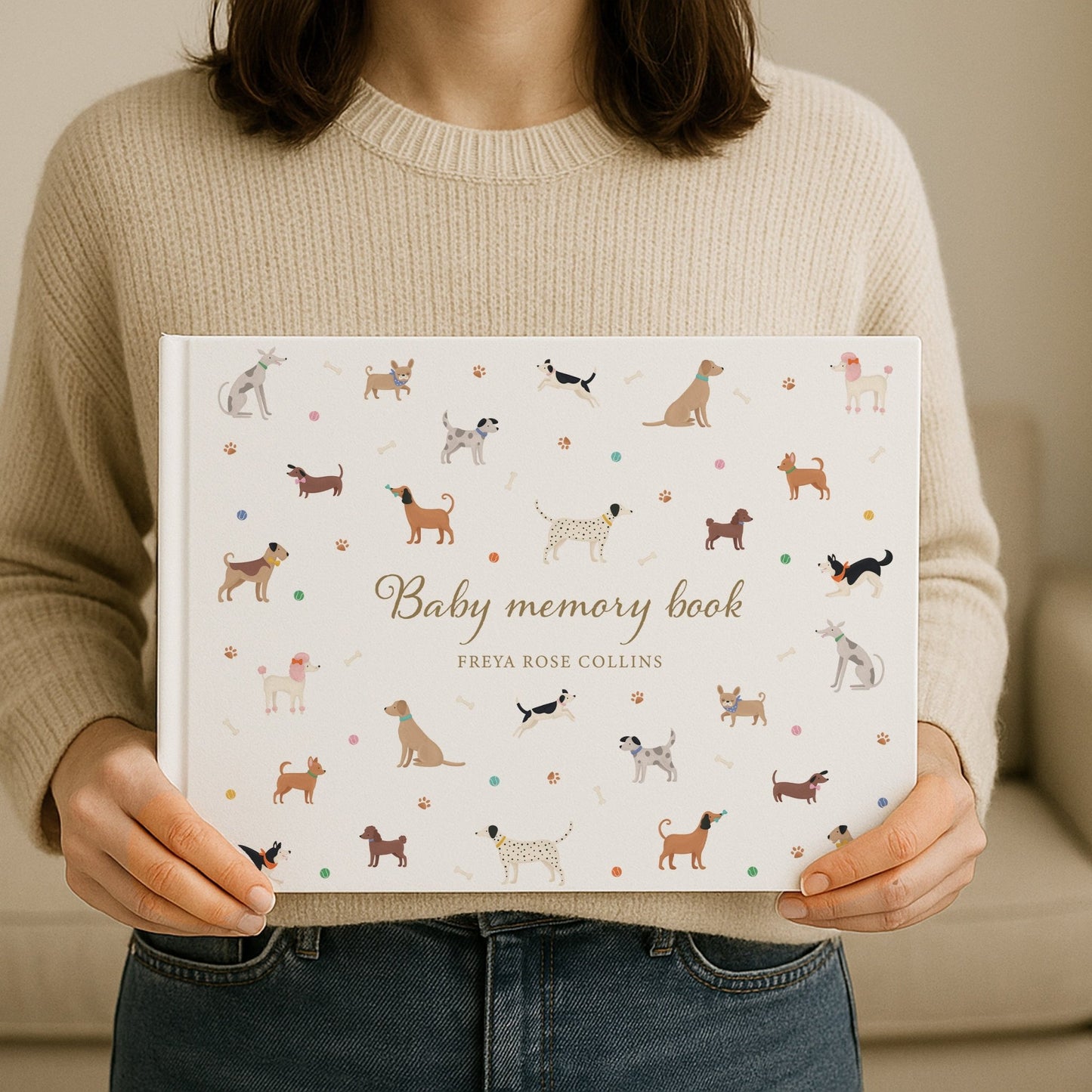 Dog Baby Memory Book | Hardcover - Mini Chateau