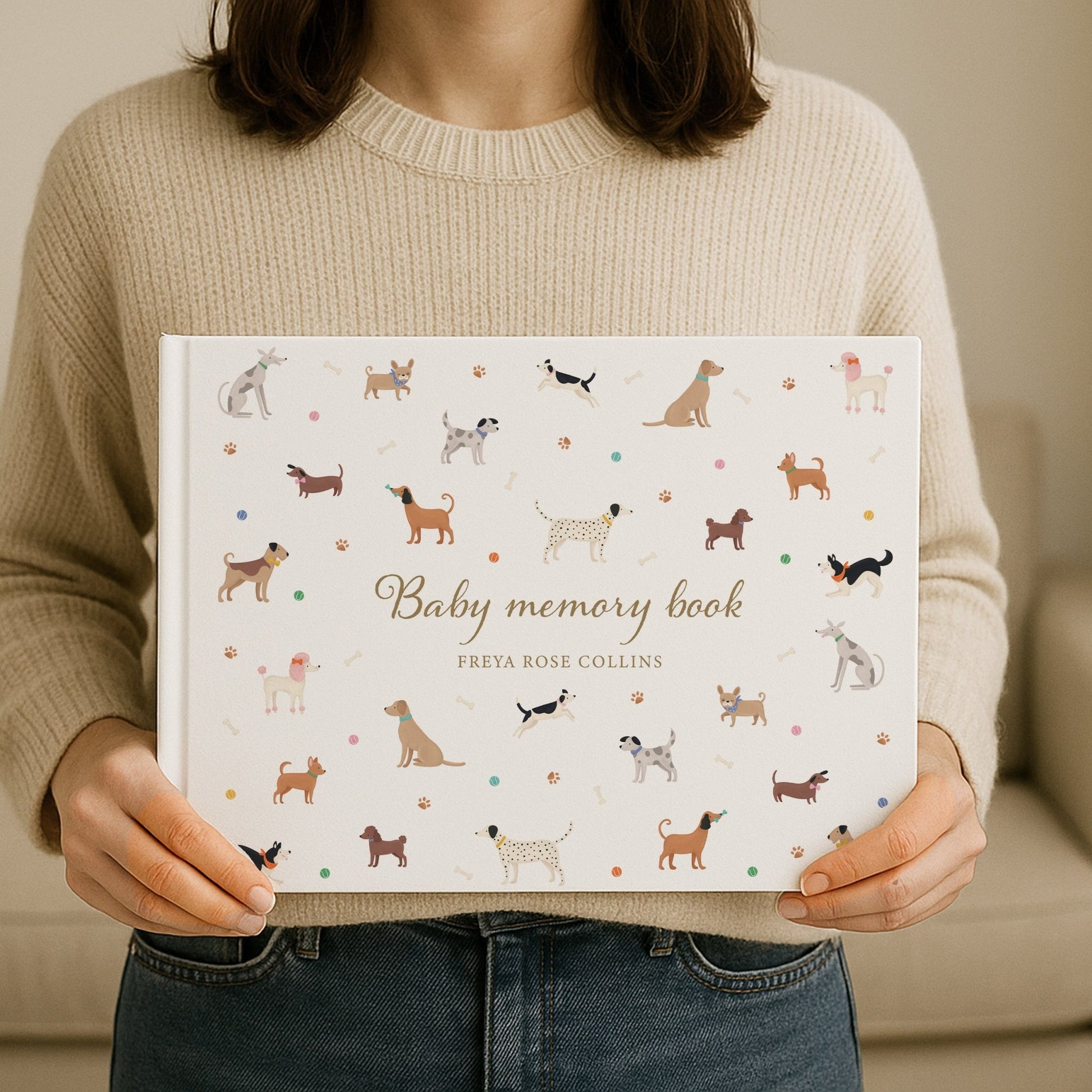 Dog Baby Memory Book | Hardcover - Mini Chateau