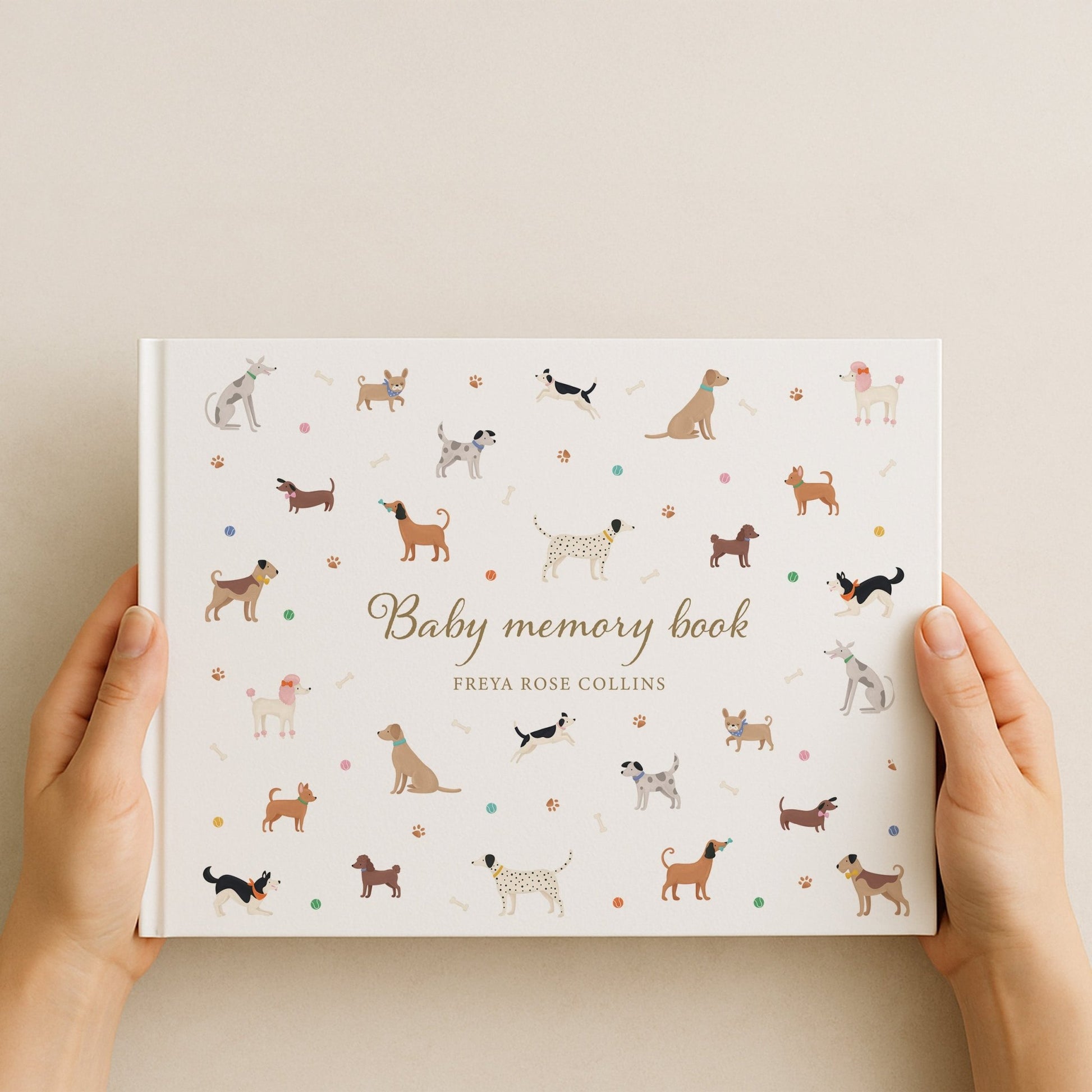 Dog Baby Memory Book | Hardcover - Mini Chateau