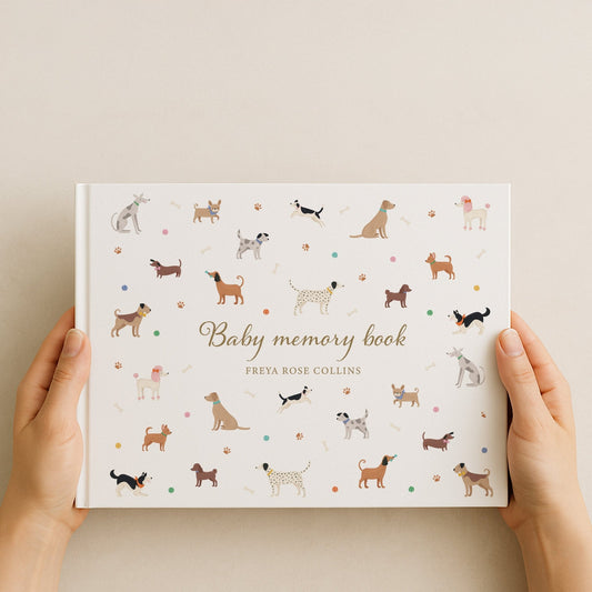 Dog Baby Memory Book | Hardcover - Mini Chateau