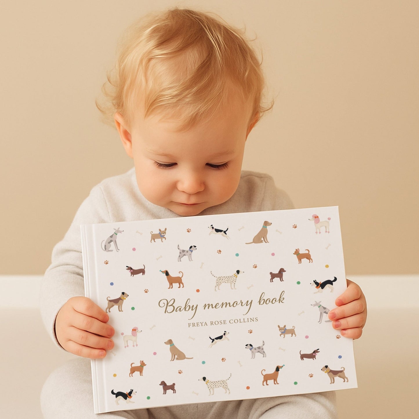 Dog Baby Memory Book | Hardcover - Mini Chateau
