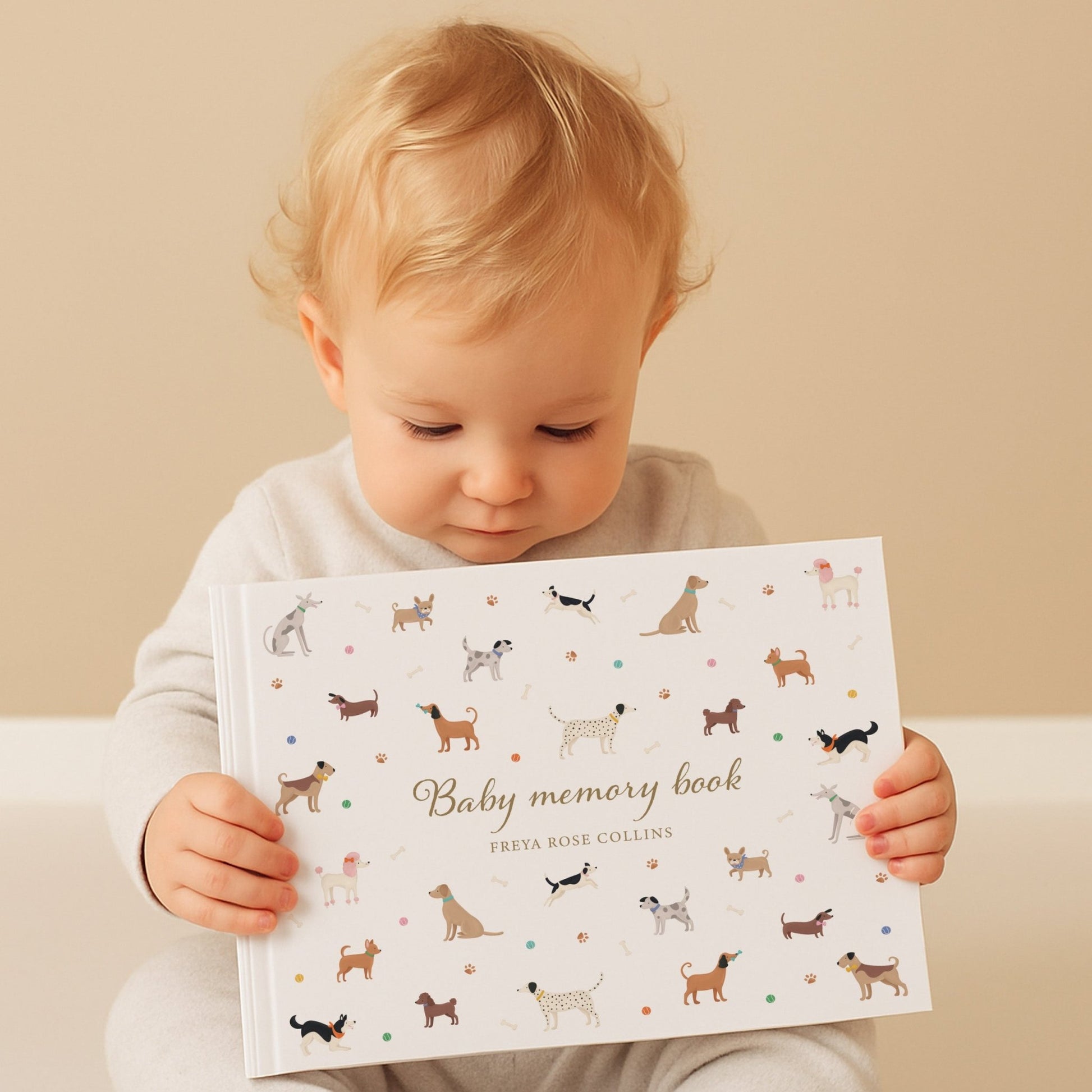 Dog Baby Memory Book | Hardcover - Mini Chateau