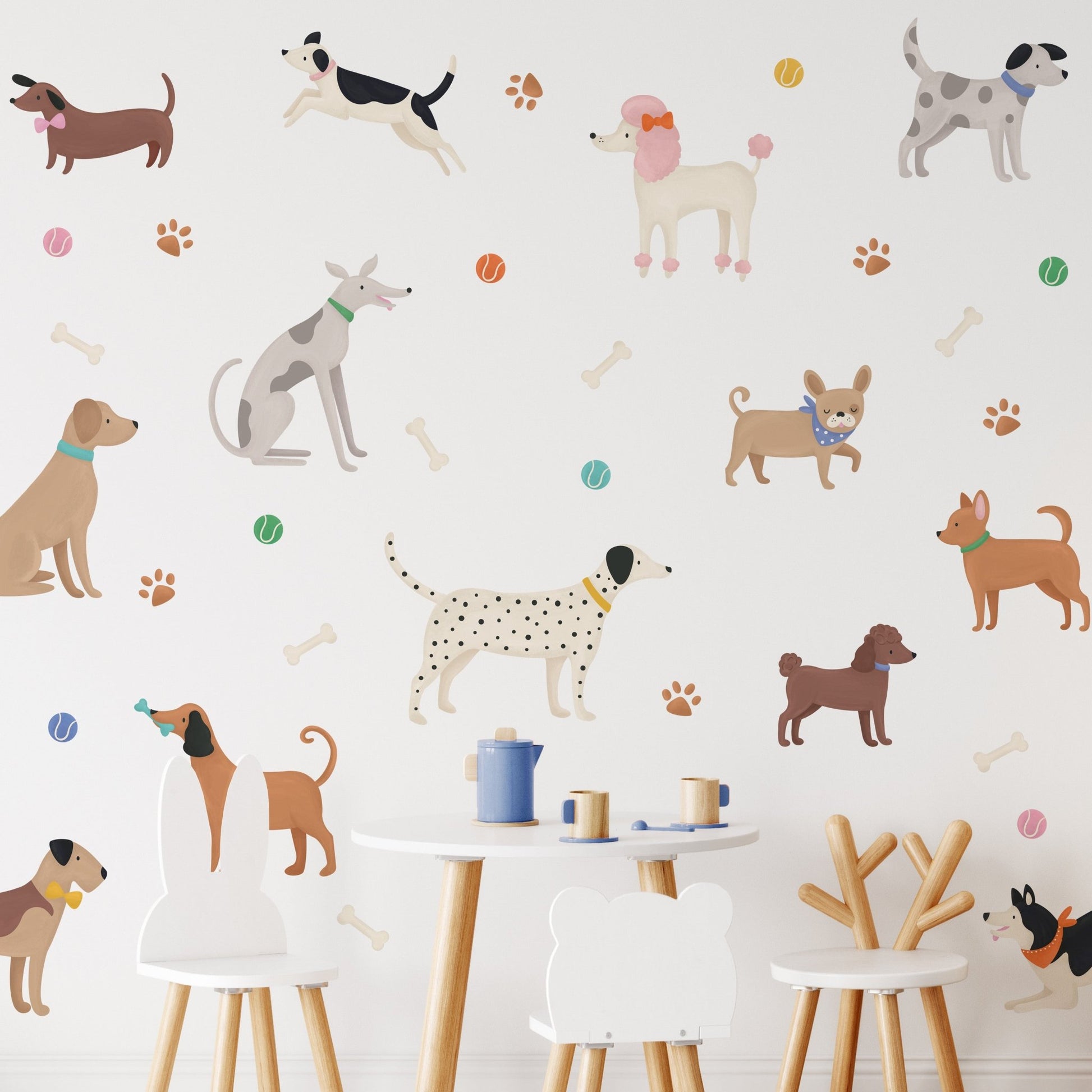 Dog Wall Stickers - Mini Chateau