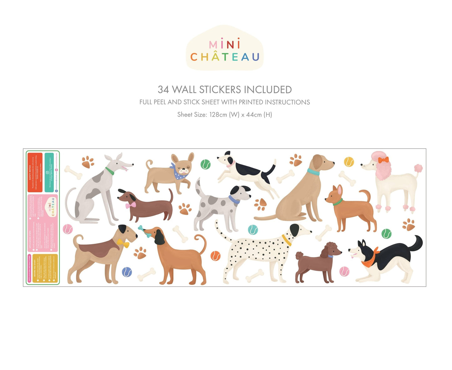 Dog Wall Stickers - Mini Chateau