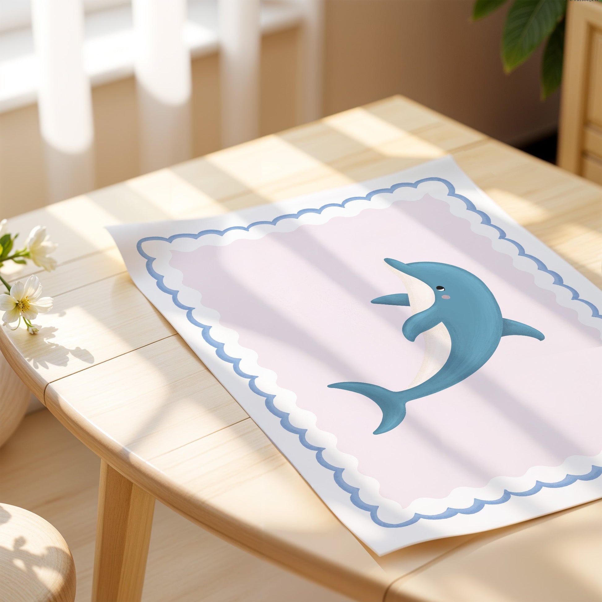 Dolphin | Unframed - Mini Chateau