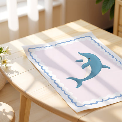 Dolphin | Unframed - Mini Chateau