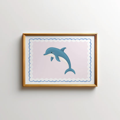 Dolphin | Unframed - Mini Chateau