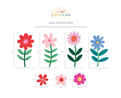 Flower Wall Stickers - Mini Chateau