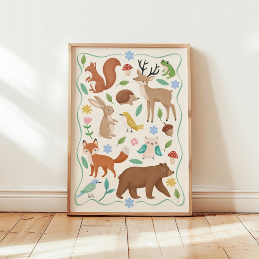 Forrest Friends | Unframed - Mini Chateau