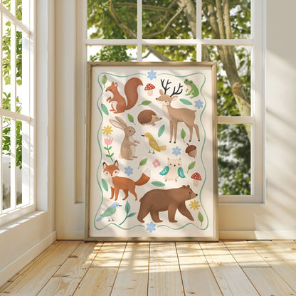 Forrest Friends | Unframed - Mini Chateau