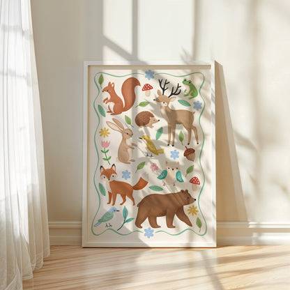 Forrest Friends | Unframed - Mini Chateau