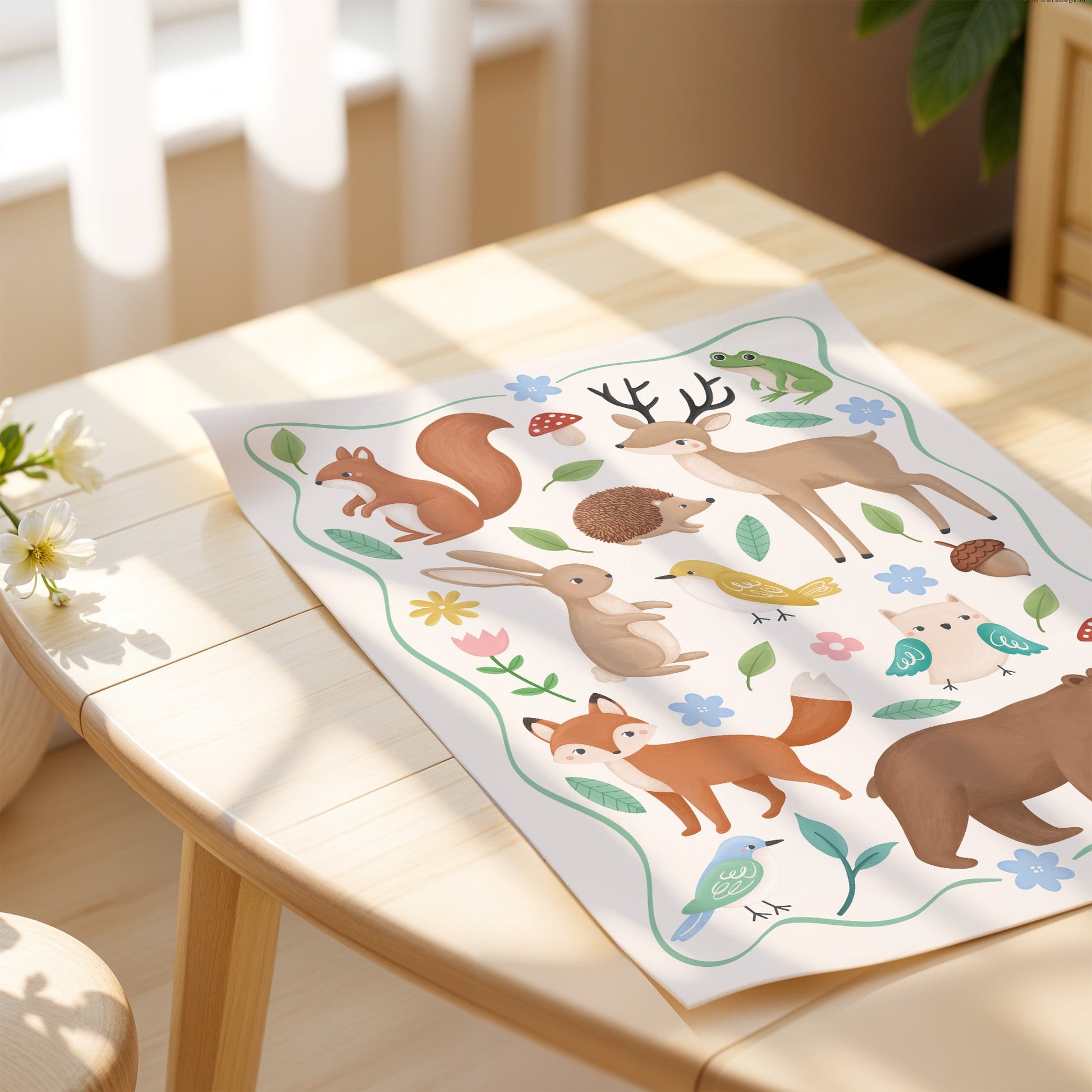 Forrest Friends | Unframed - Mini Chateau