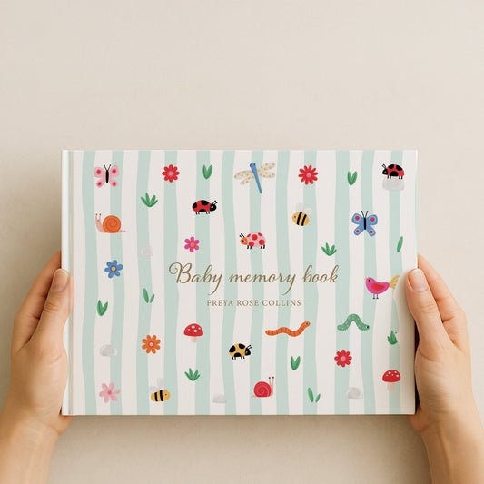 Insect Baby Memory Book | Hardcover - Mini Chateau