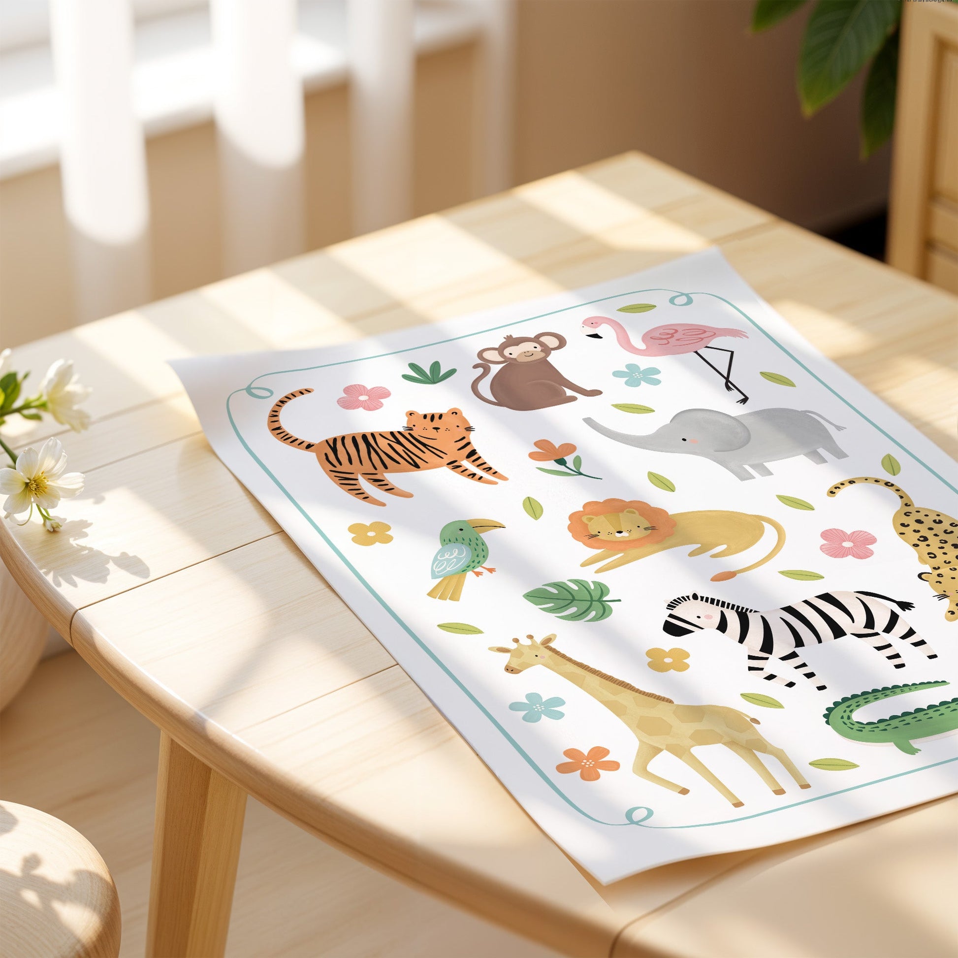 Jungle Animals | Unframed - Mini Chateau