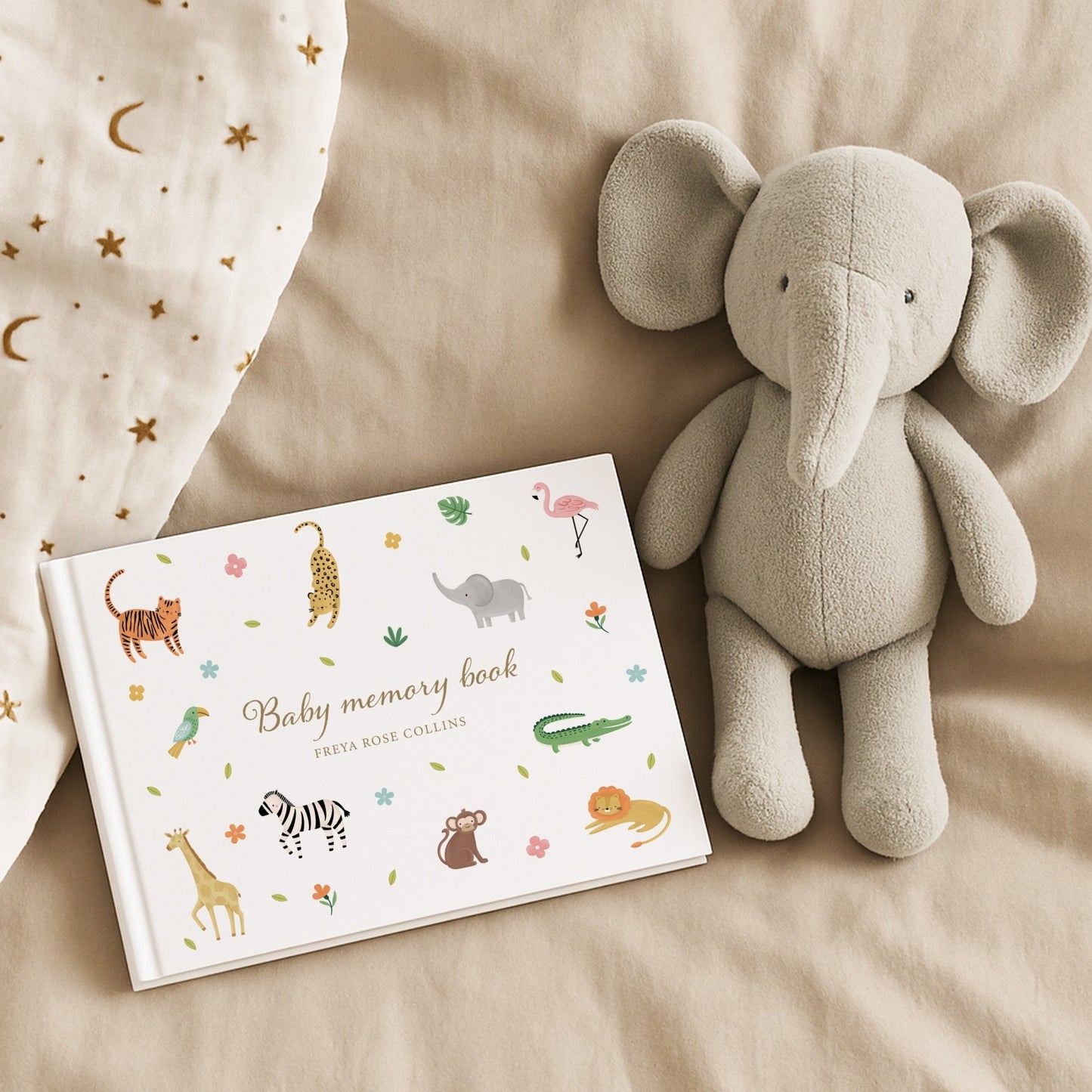 Jungle Baby Memory Book | Hardcover - Mini Chateau