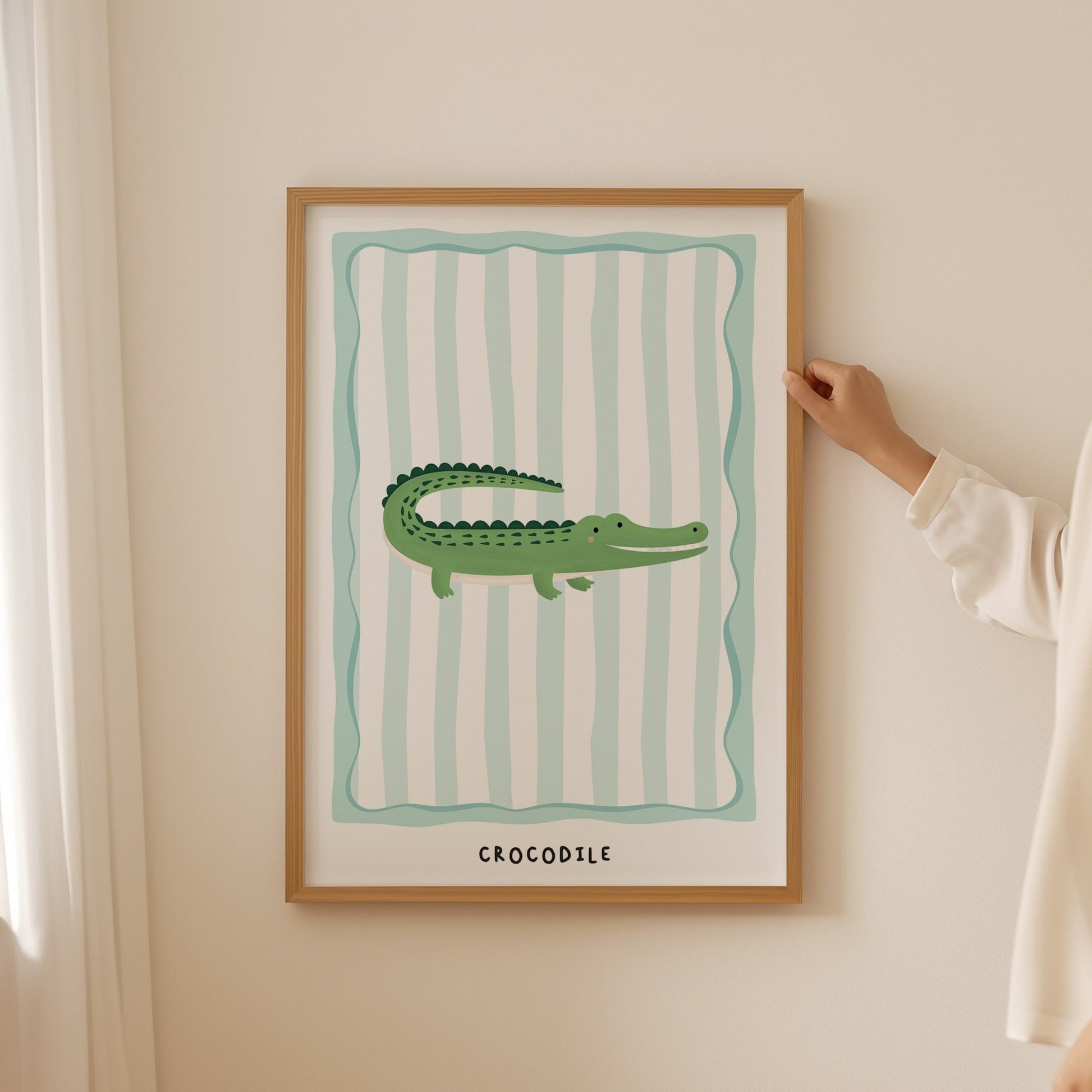 Jungle Crocodile | Unframed - Mini Chateau