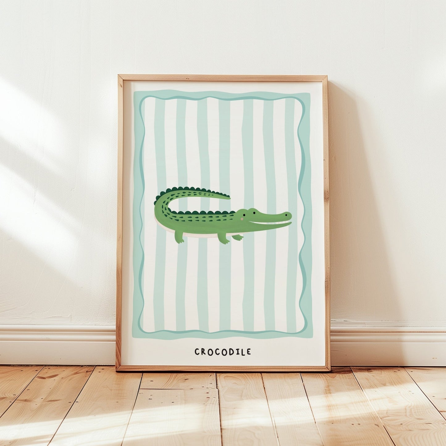 Jungle Crocodile | Unframed - Mini Chateau