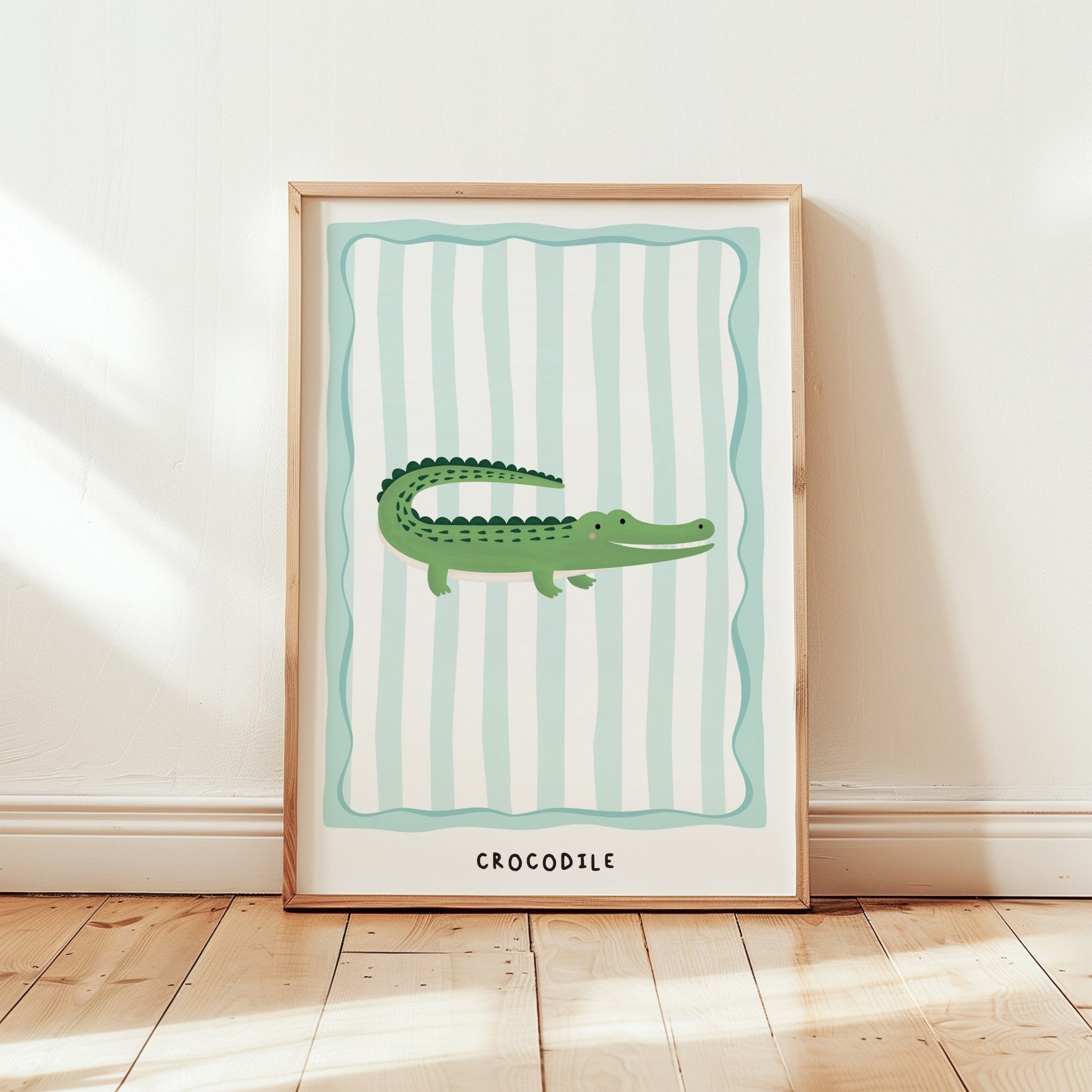 Jungle Crocodile | Unframed - Mini Chateau